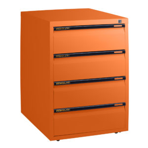 Mobile Pedestal - Four Personal Drawers