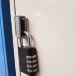 Combination Padlock in Standard Latch - Side