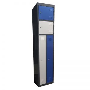 Dual-compartment-locker-statewide-office-furniture-blue-white-black